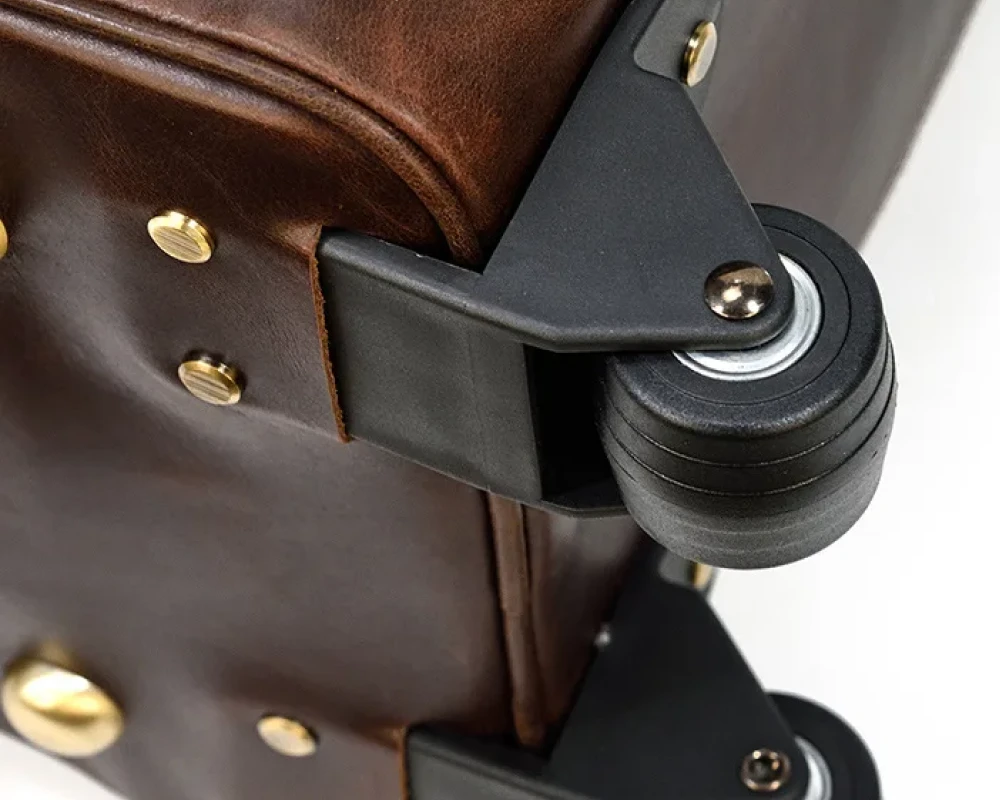 carry on bag leather